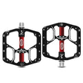 Aluminum Mountain Bike Flat Pedals with 3 Sealed Bearings