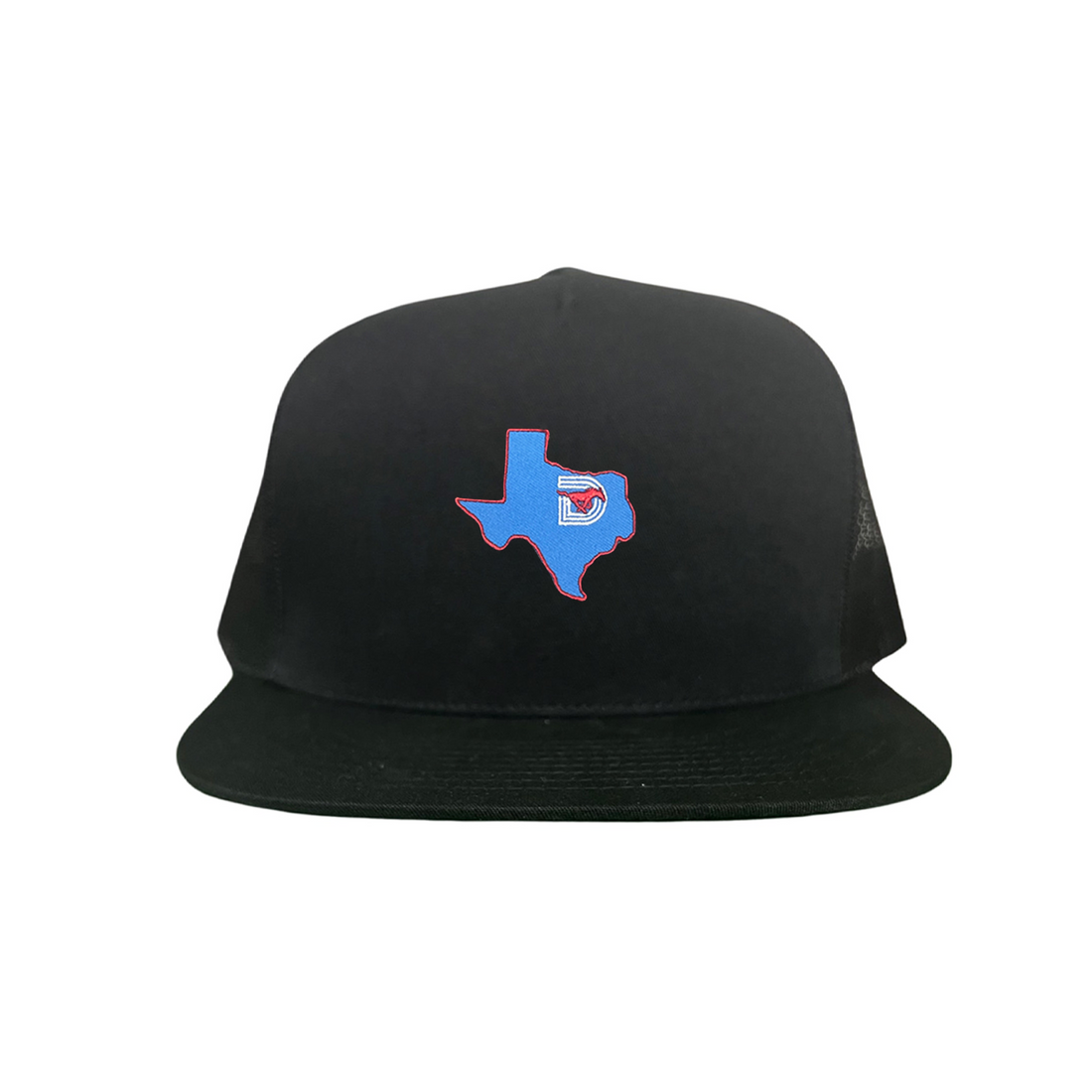 SMU State of Texas Pony Logo Hat - Black Label Streetwear