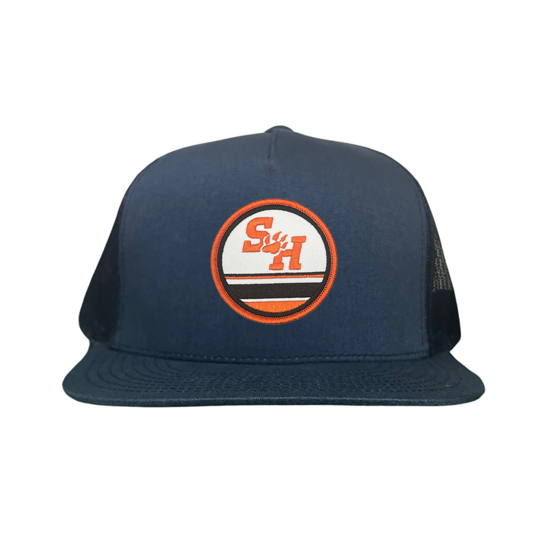 Sam Houston State Paw Circle Curved Bill Mesh Snapback