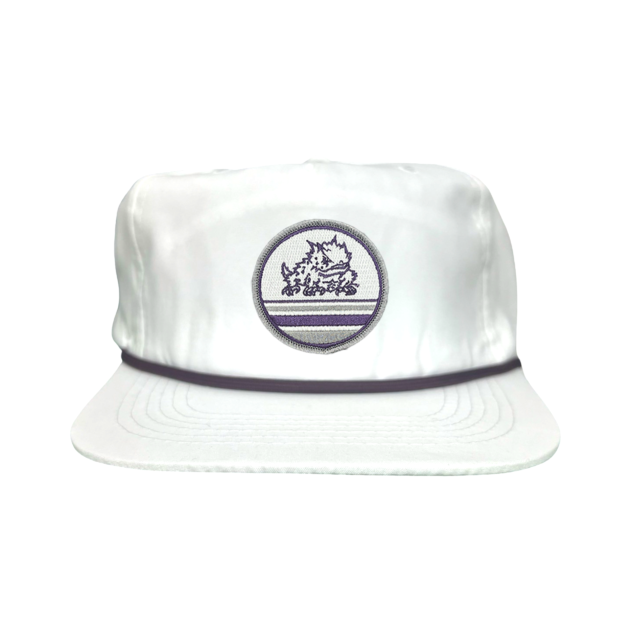 TCU Horned Frog Circle Line Hat - Unisex Sporty Casual Cap