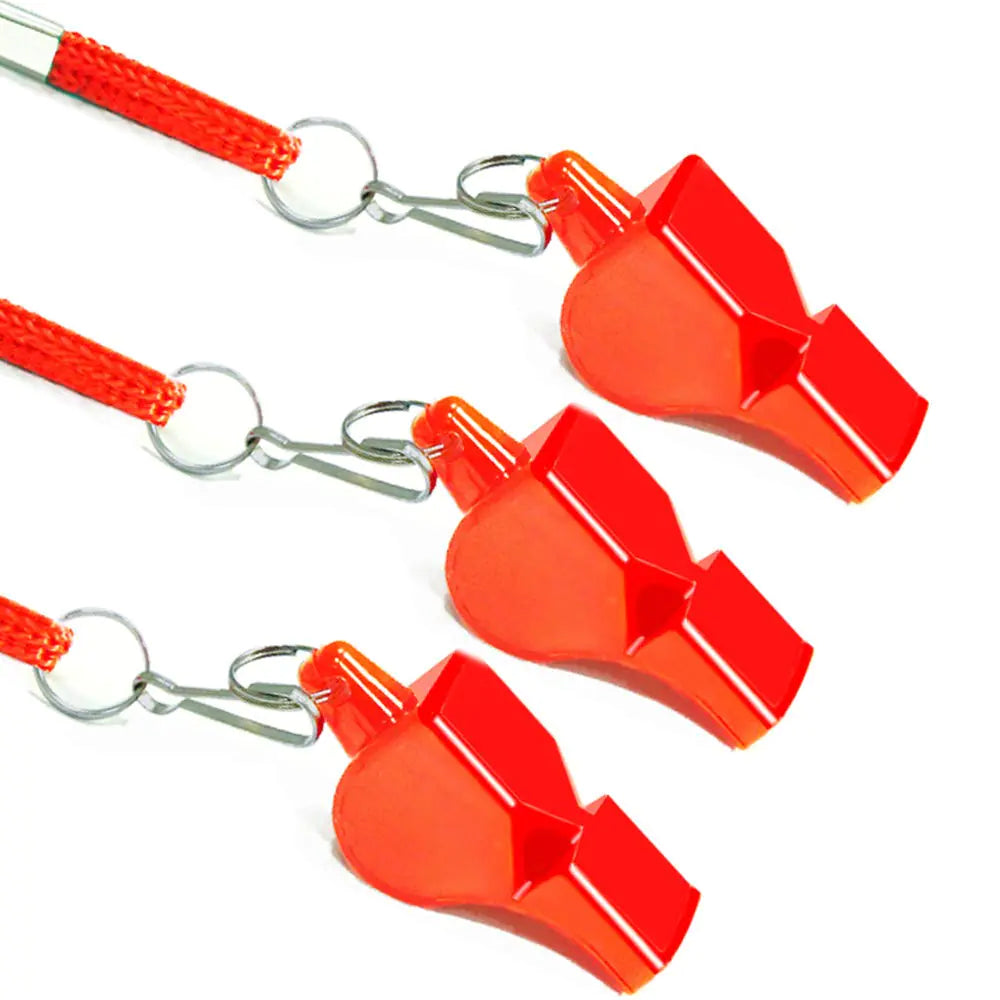 Fya Whistle 3PCS Professional Emergency Whistles with Lanyards Very Loud Pealess Whistle Perfect for Lifeguard Rescue Survival Self-Defense