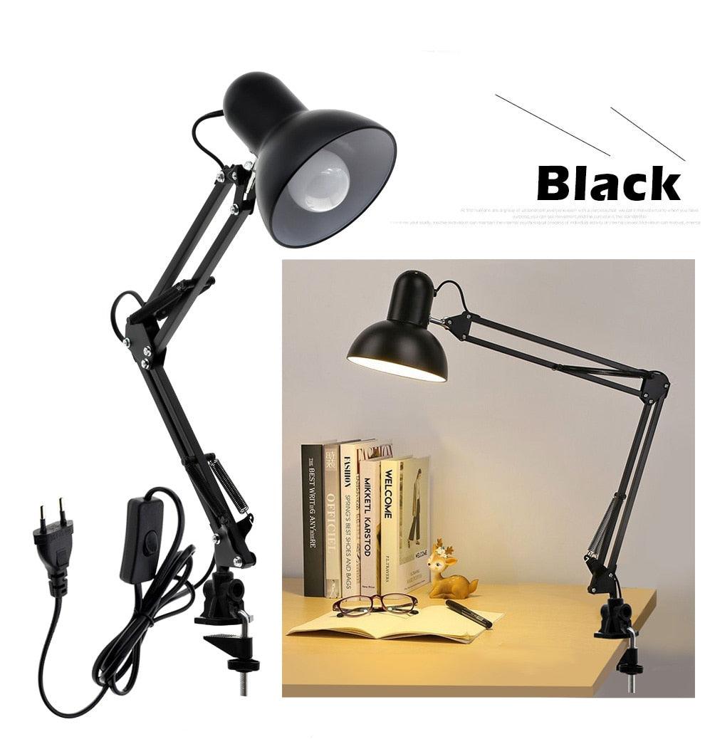Modern Industrial Metal Architect Desk Lamp - Adjustable Reading Light