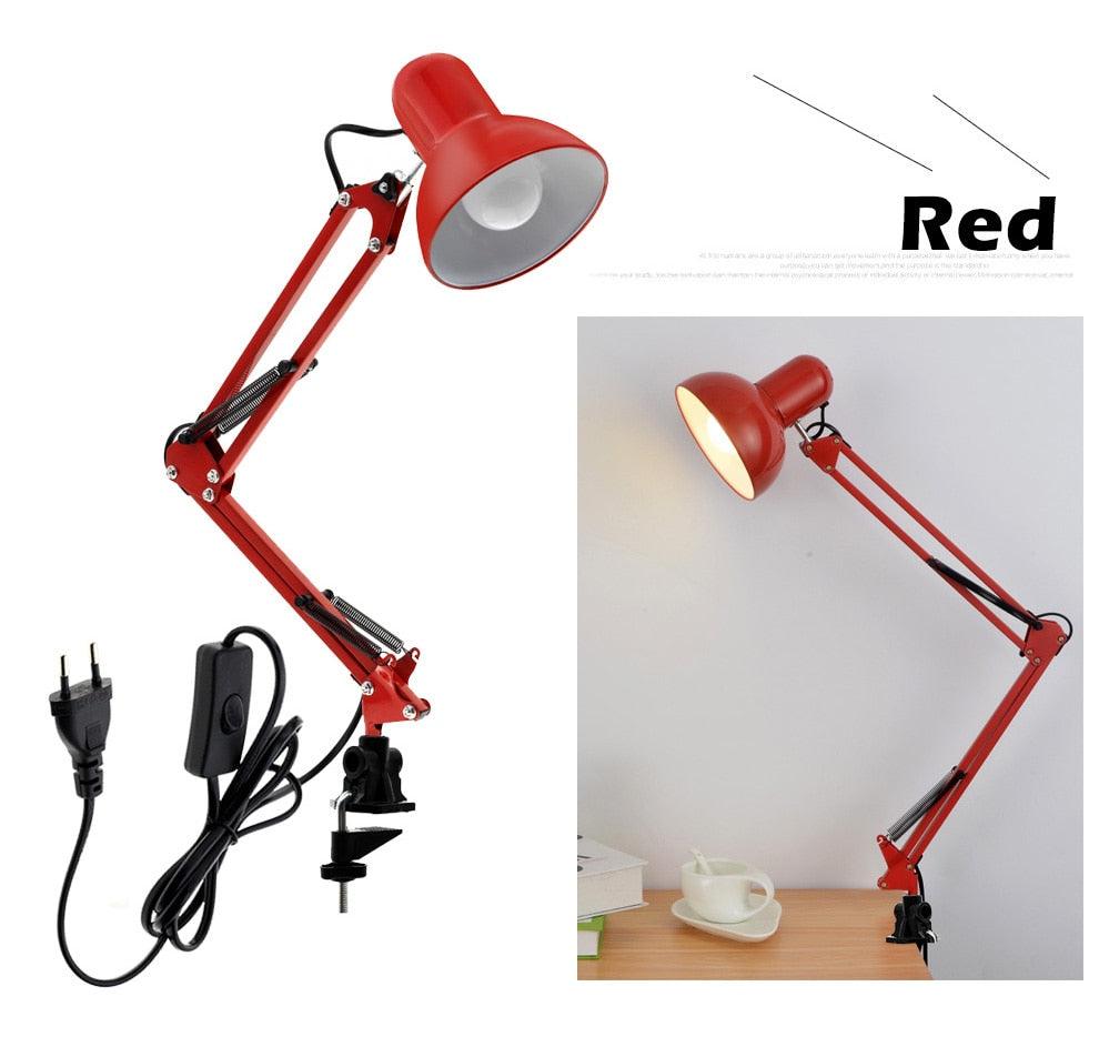 Modern Industrial Metal Architect Desk Lamp - Adjustable Reading Light
