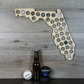 Florida Beer Cap Map