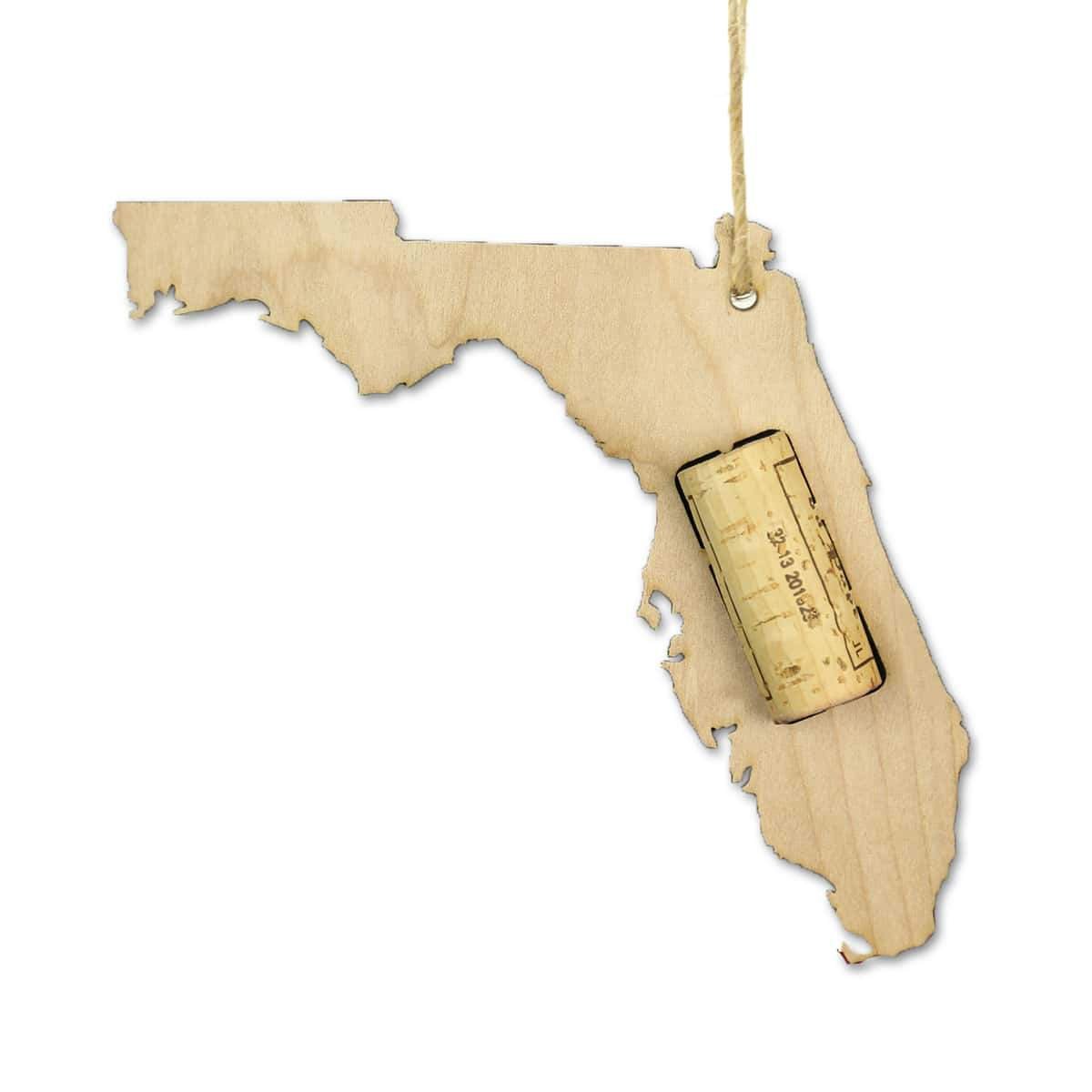 Florida Wine Cork Holder Ornaments