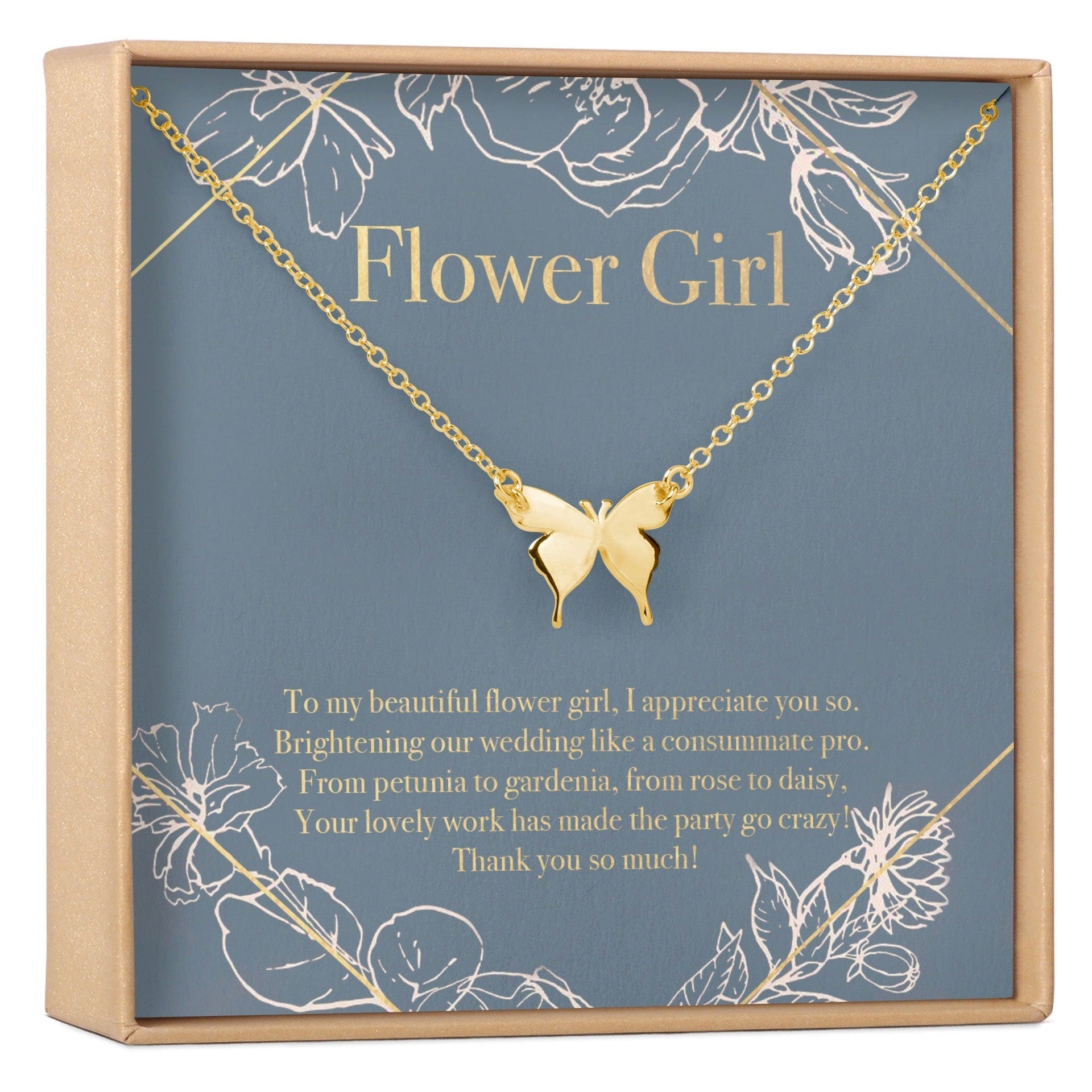 Flower Girl Necklace, Multiple Styles