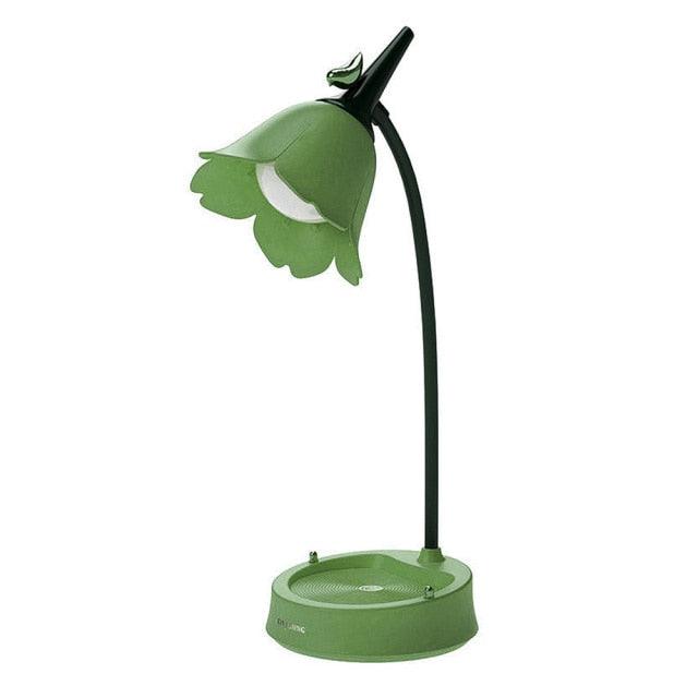 Cute Flower LED Touch Desk Lamp for Bedside Bedroom Decor