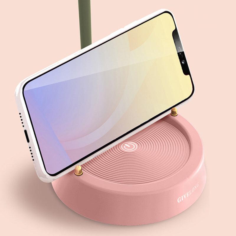 Cute Flower LED Touch Desk Lamp for Bedside Bedroom Decor
