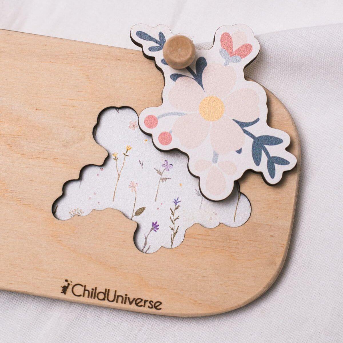 Personalized Wooden Name Puzzle with Butterfly for Kids