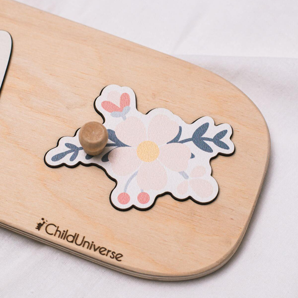 Personalized Wooden Name Puzzle with Butterfly for Kids