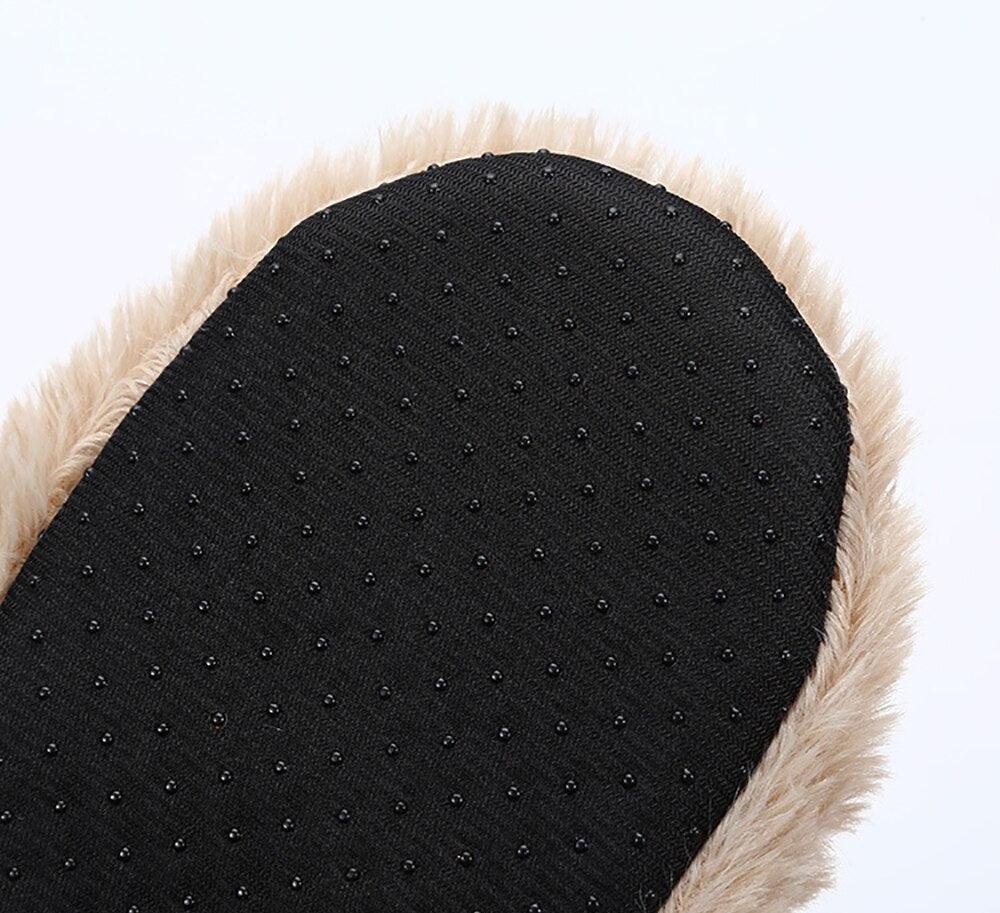 Women's Fuzzy Christmas Slippers, Memory Foam House Shoes