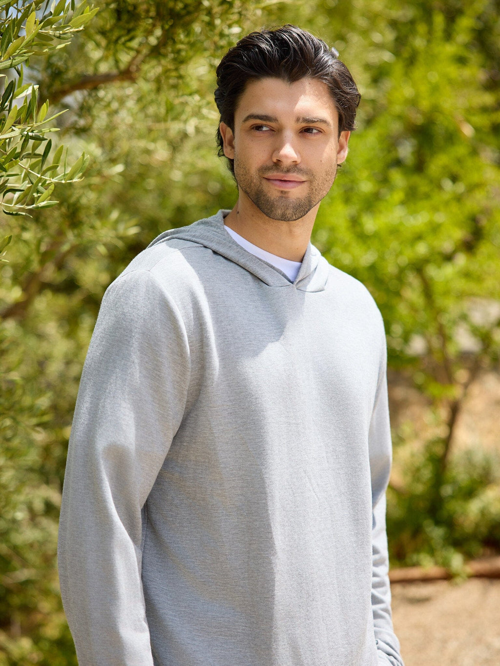 Men's Core Feather Fleece Hoodie - Minimalist Athletic Pullover