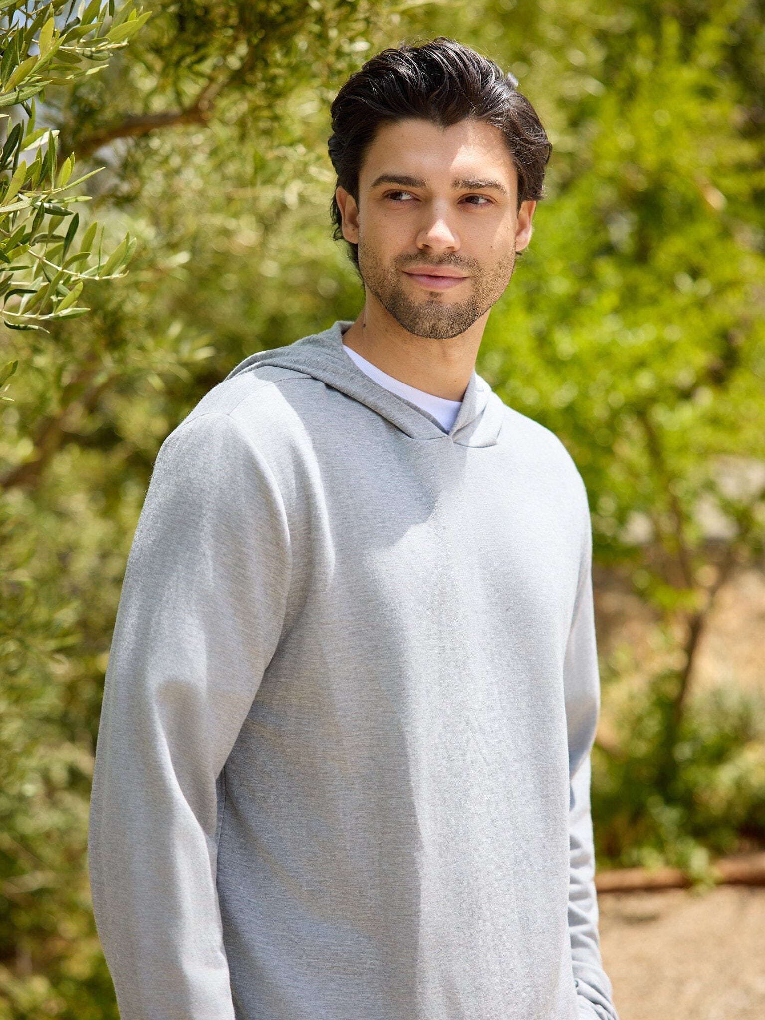 Men's Core Feather Fleece Hoodie - Minimalist Athletic Pullover