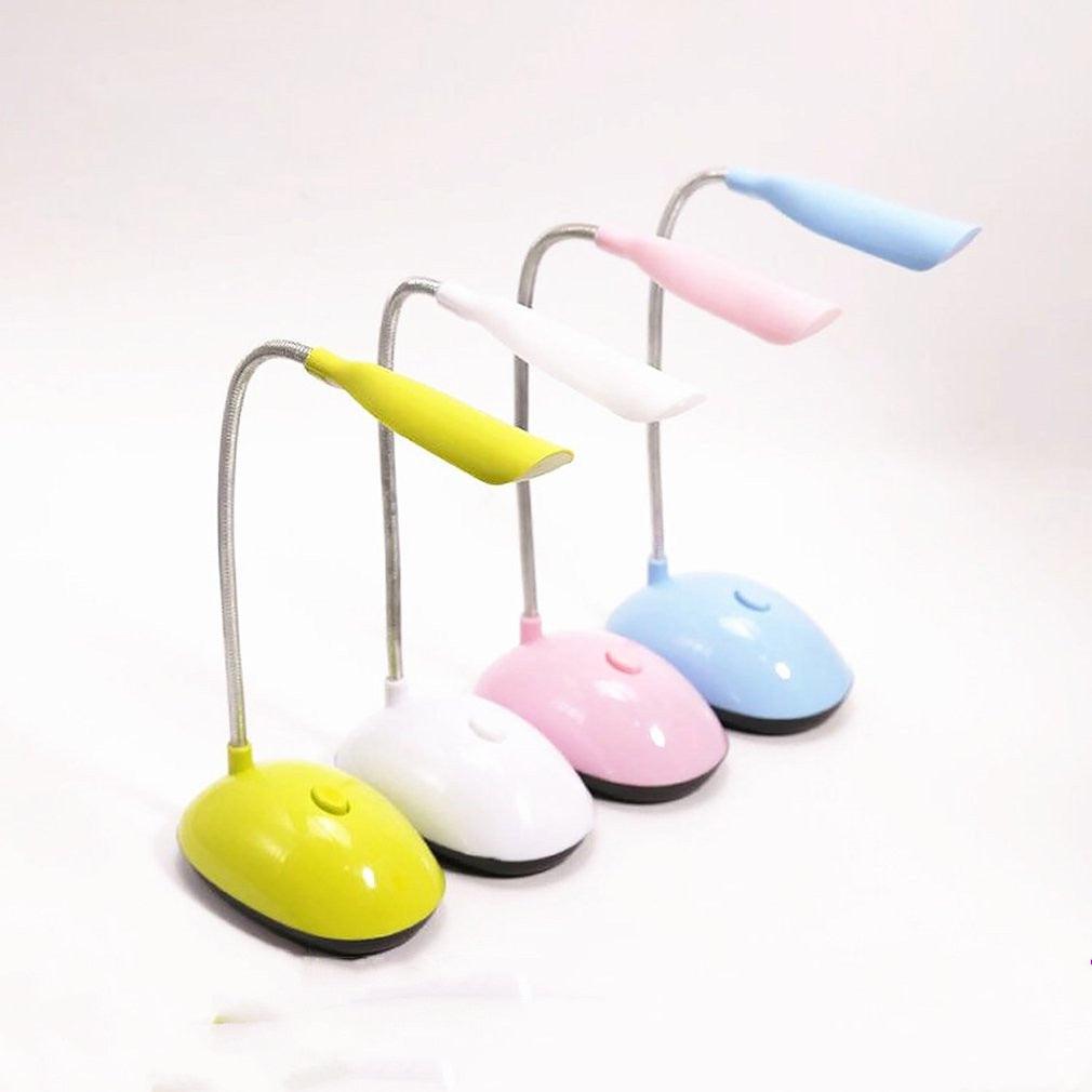Foldable Battery-Powered Dimmable LED Desk Lamp for Students