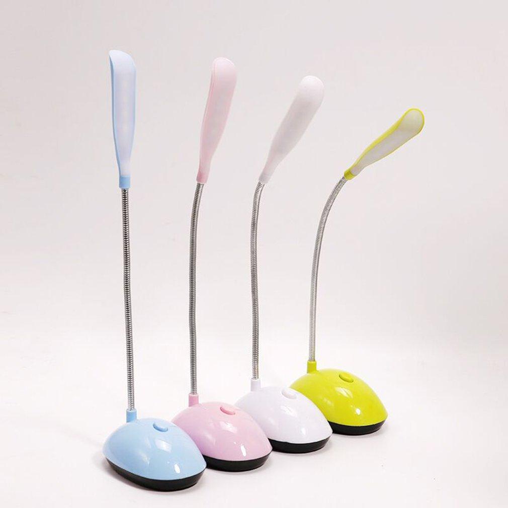Foldable Battery-Powered Dimmable LED Desk Lamp for Students