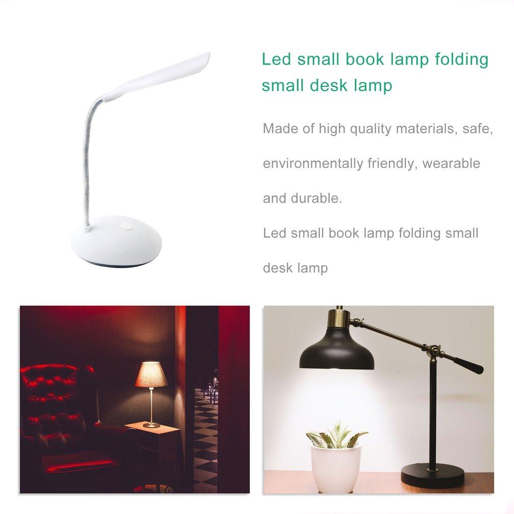 Foldable Battery-Powered Dimmable LED Desk Lamp for Students