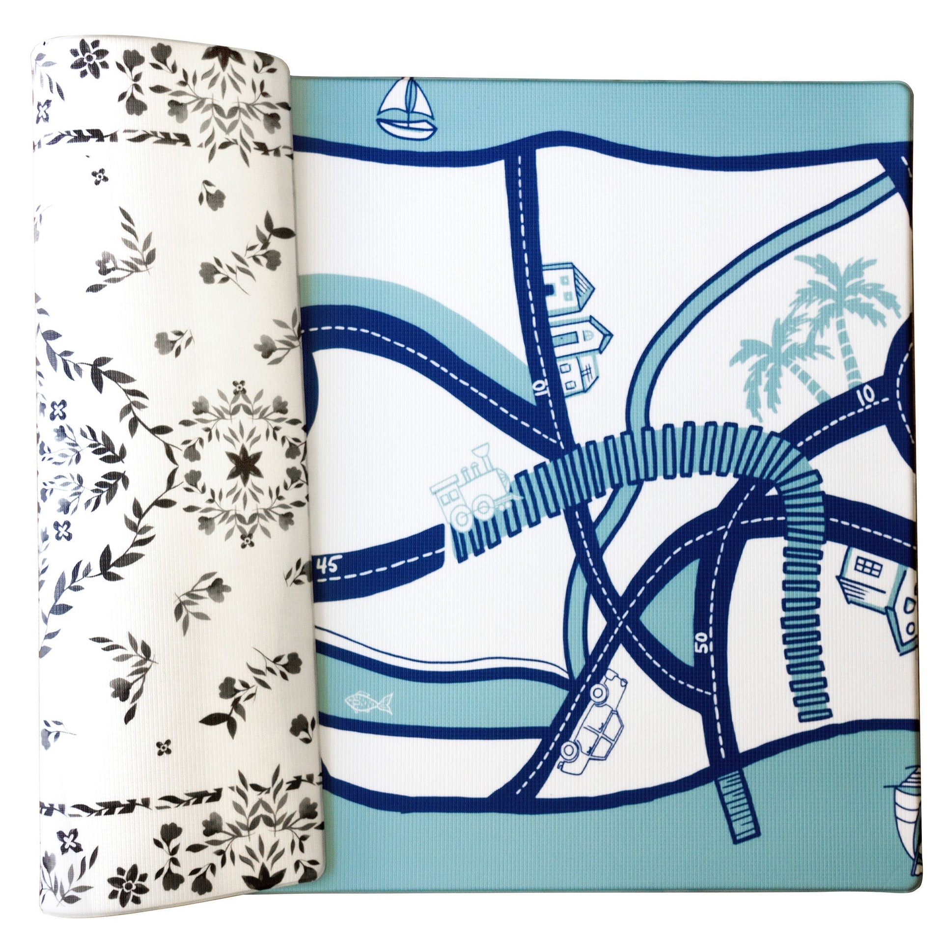The August Rose White Shwally Playmat