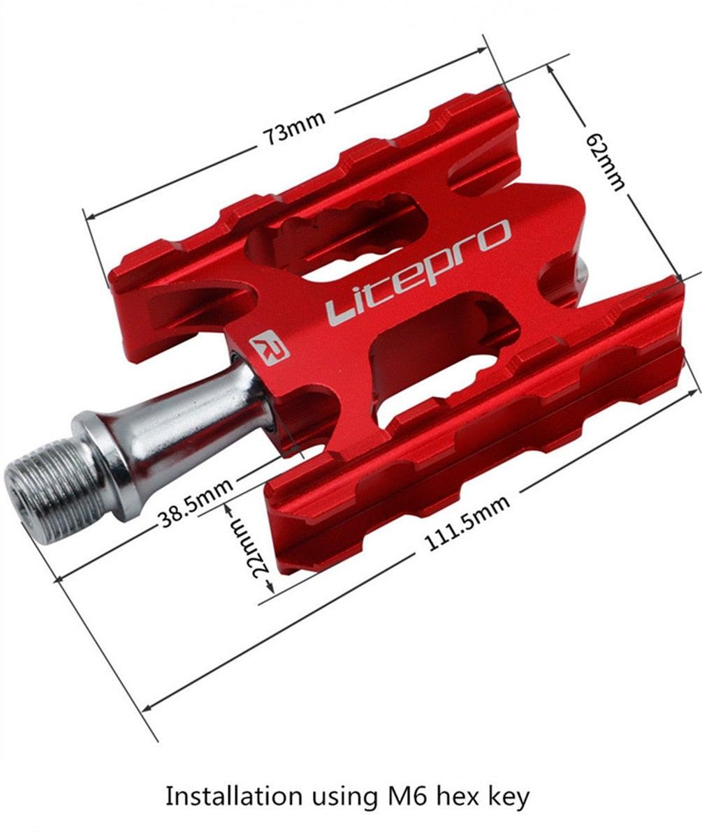 Ultra-Light Aluminum Alloy Bike Pedals with Sealed Bearings