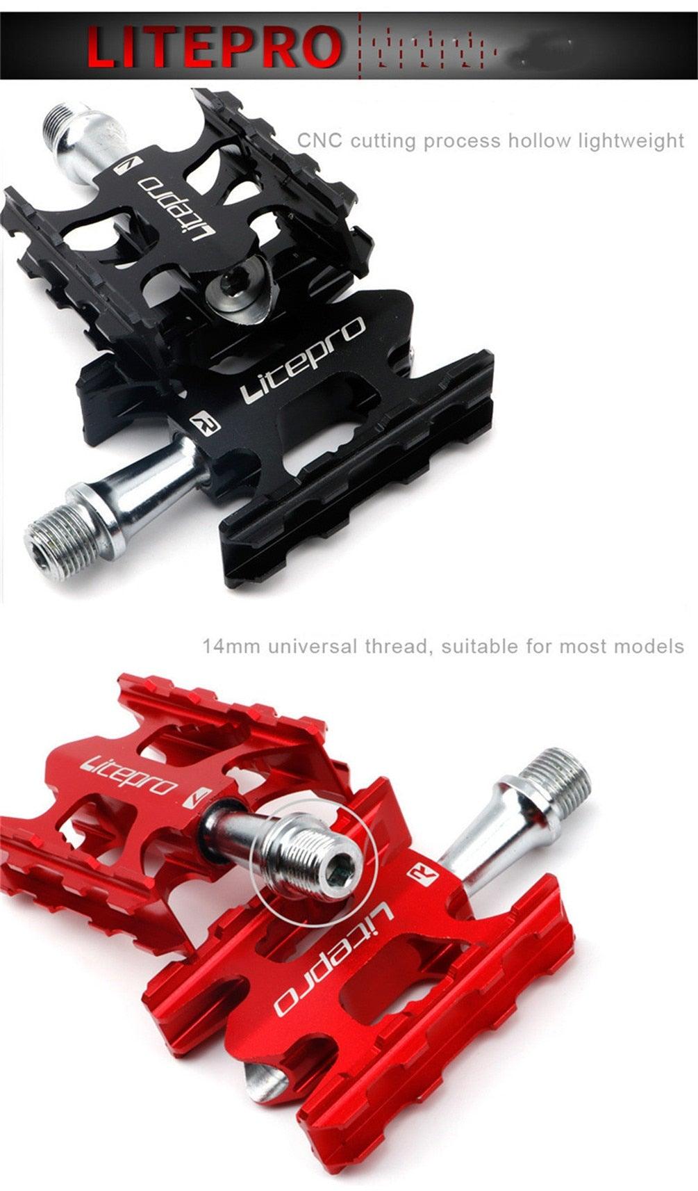 Ultra-Light Aluminum Alloy Bike Pedals with Sealed Bearings