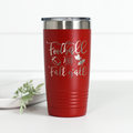 Football and Fall Y'all 20 oz Engraved Tumbler