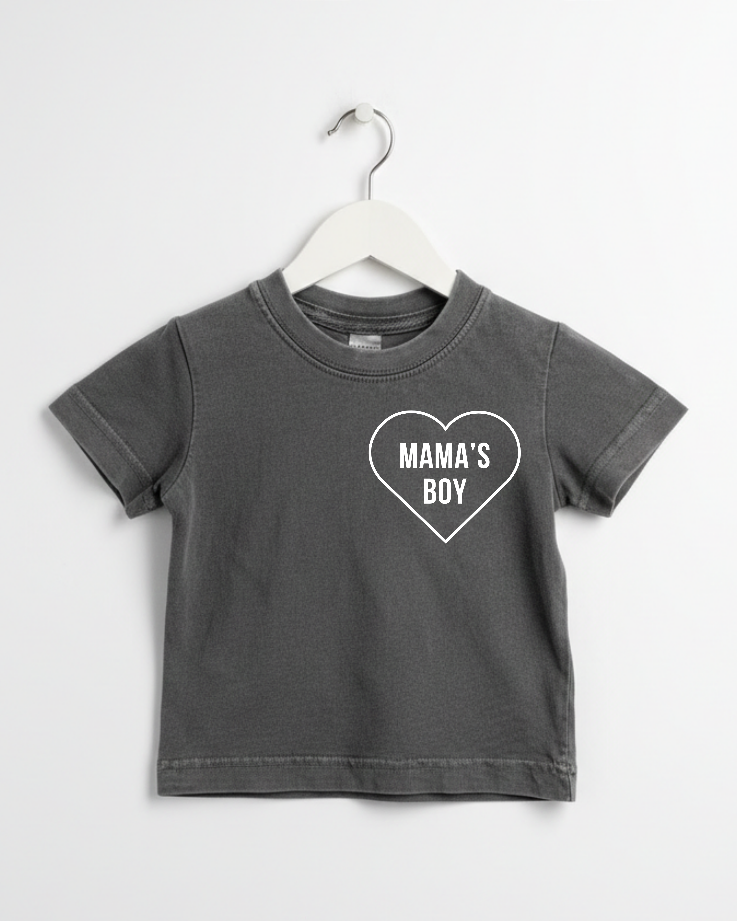 Mama's Boy Cotton Graphic T-Shirt - Matching Family Apparel