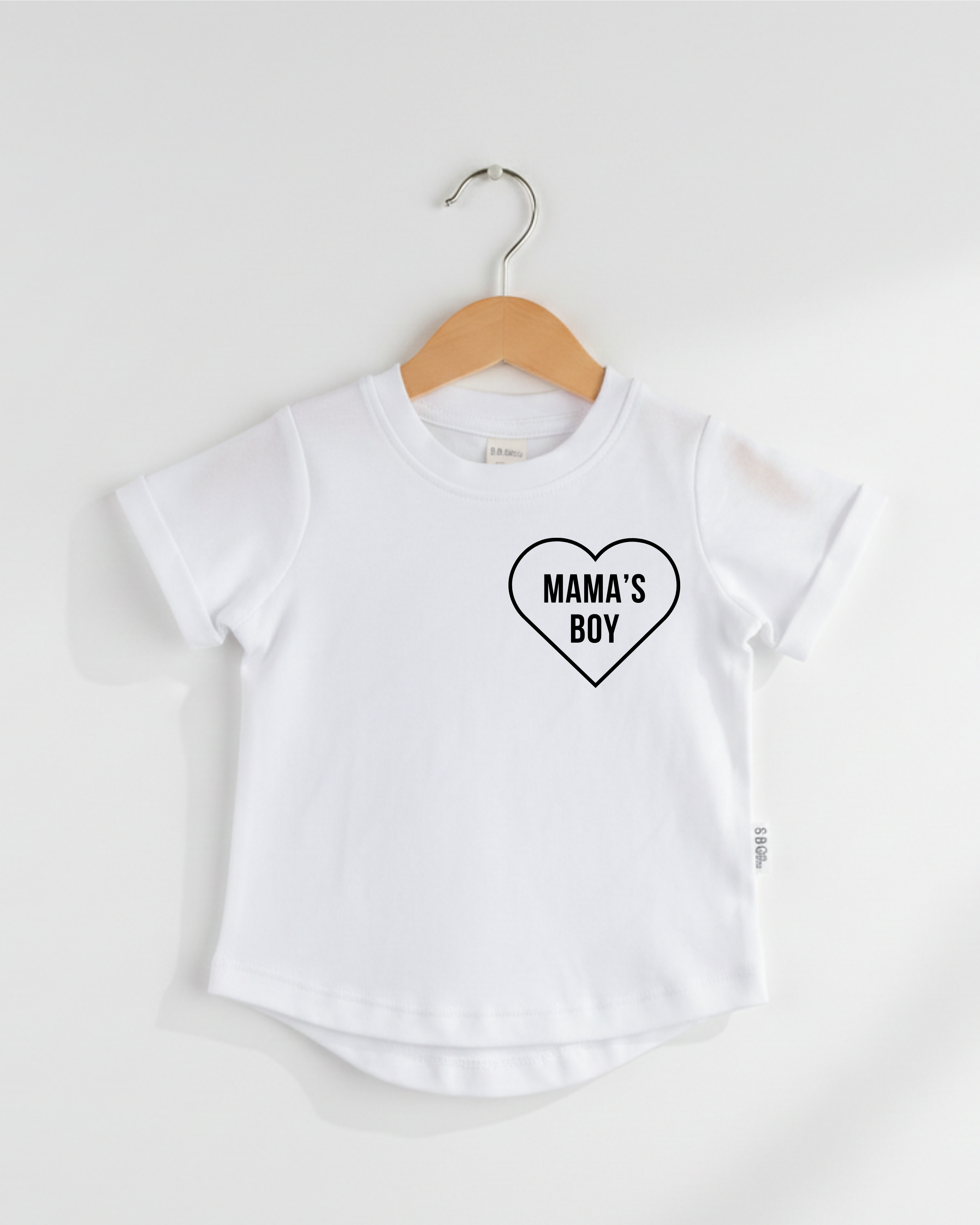 Mama's Boy Cotton Graphic T-Shirt - Matching Family Apparel