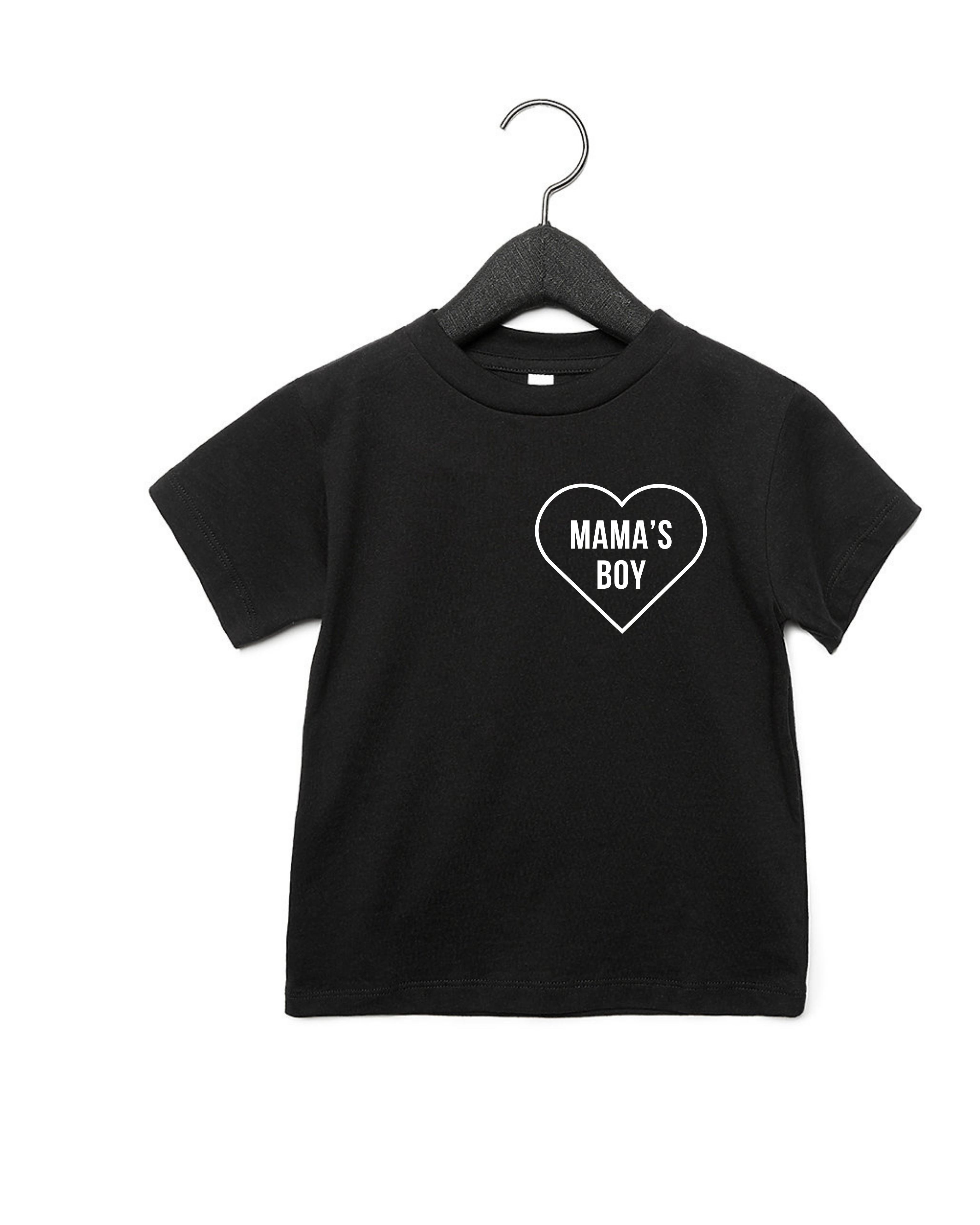 Mama's Boy Cotton Graphic T-Shirt - Matching Family Apparel