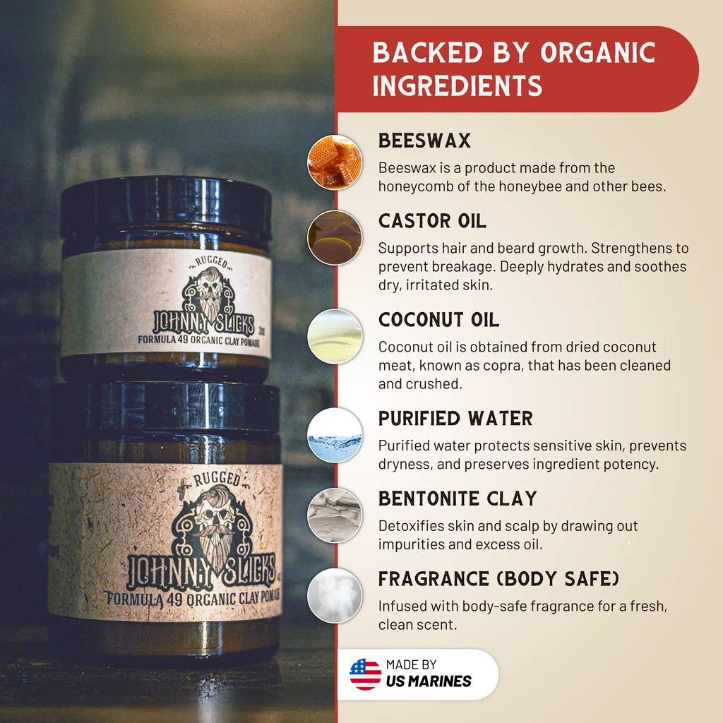 Formula 49 Organic Clay Pomade High Hold Matte Finish 4oz - Image 3