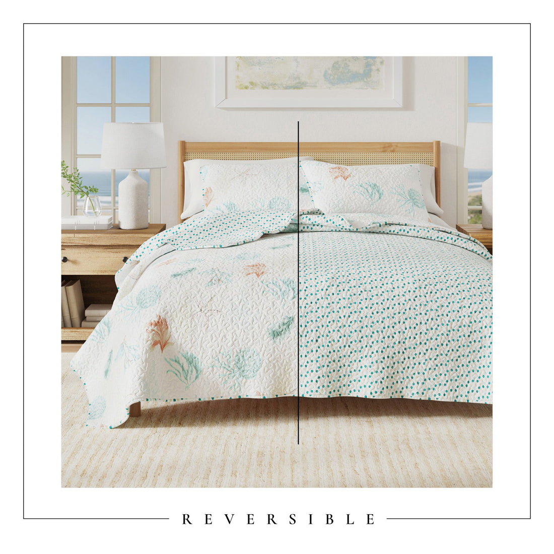 Key West Collection Coastal Quilt Set