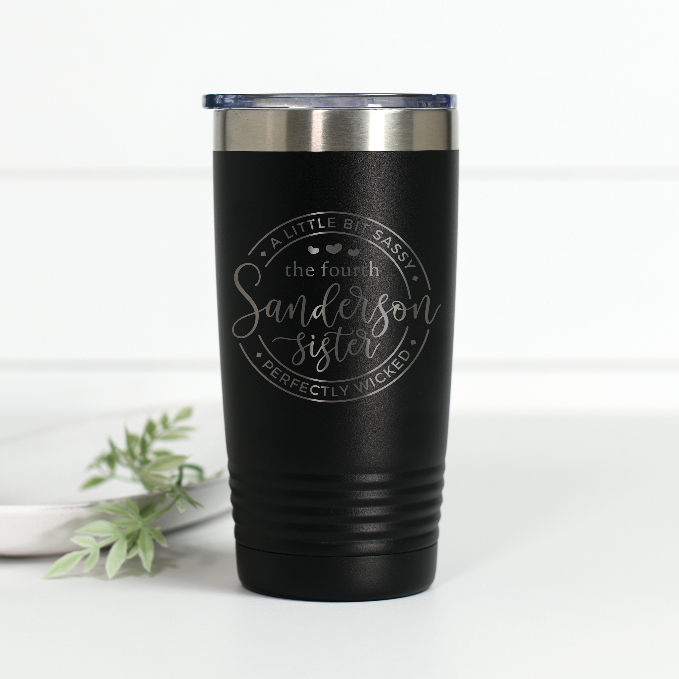 Fourth Sanderson Sister Hocus Pocus 20 oz Engraved Tumbler