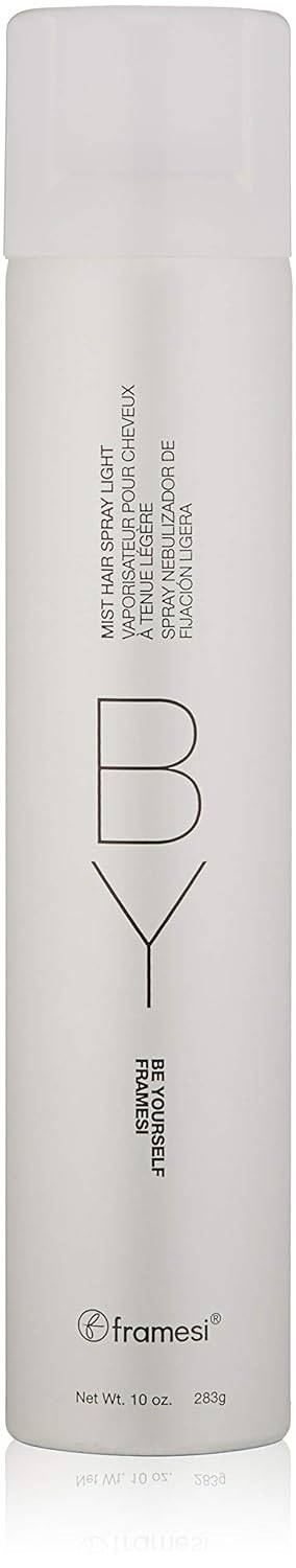 Framesi By Pearl Mist Hair Spray, 10 oz, professional white bottle for color-treated hair.