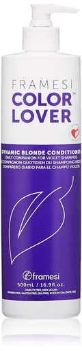Framesi Color Lover Dynamic Blonde purple conditioner bottle for color treated hair