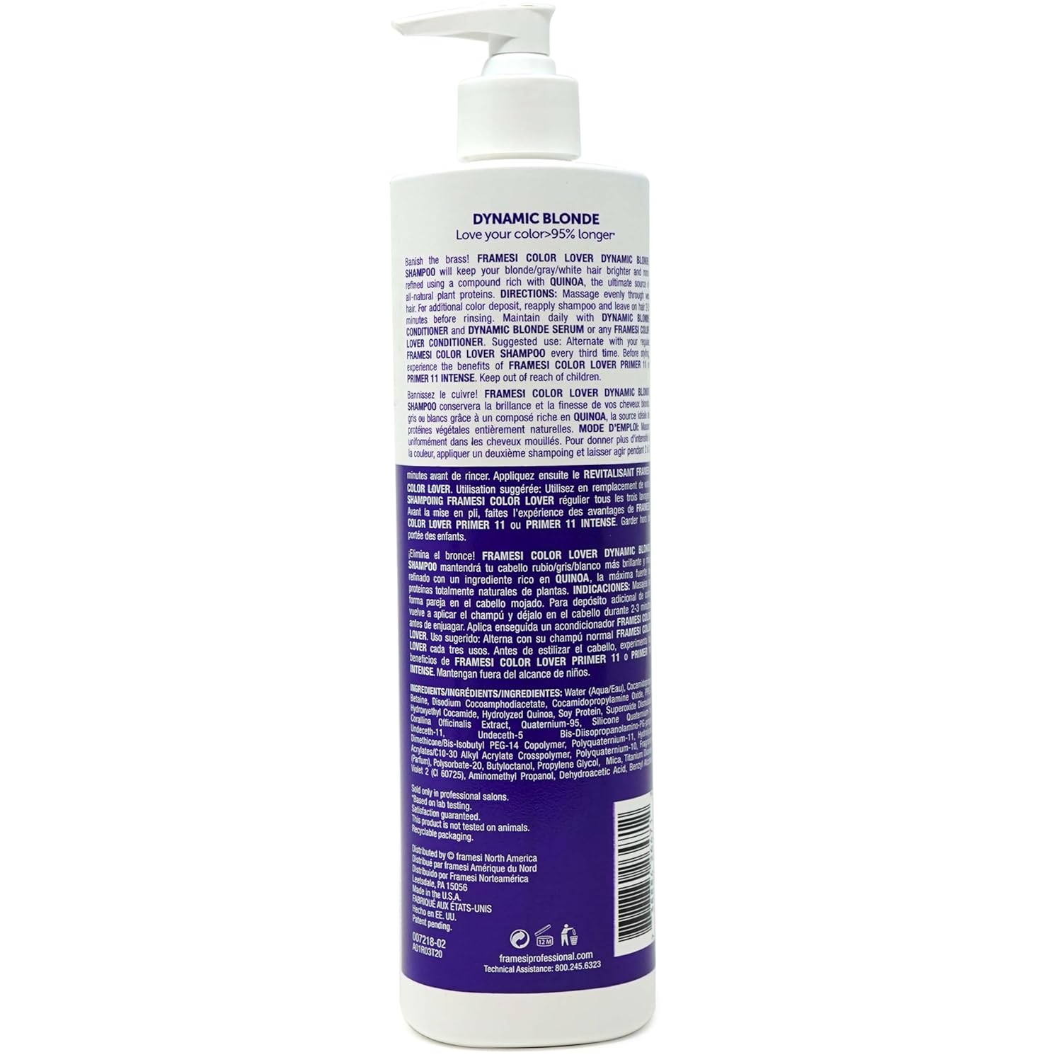 Purple Conditioner for Blonde Hair, Sulfate-Free Color Care