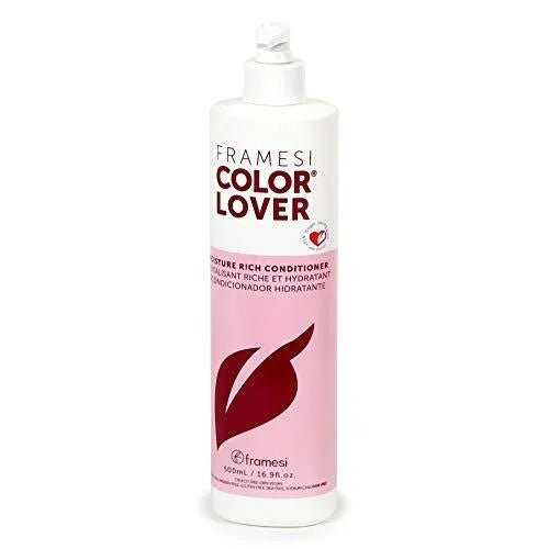 16.9 oz bottle of Framesi Color Lover Moisture Rich hydrating treatment.