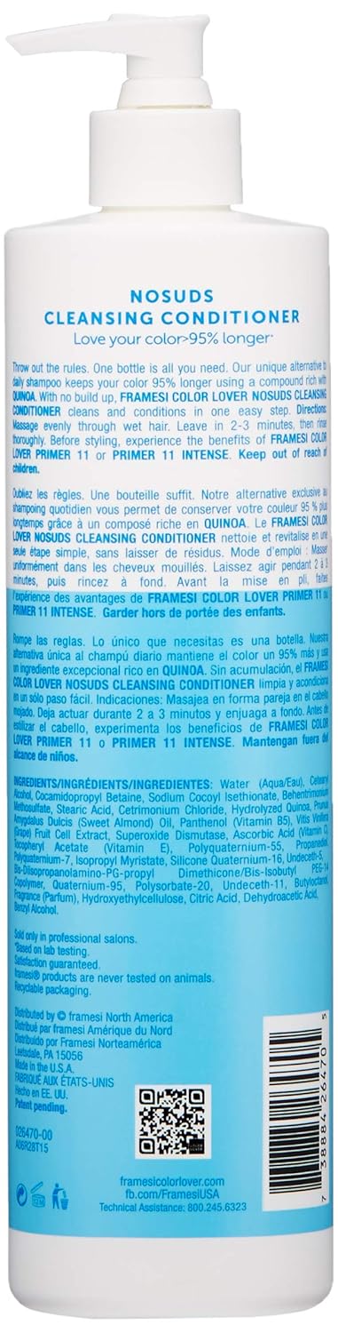 No Suds Cleansing Conditioner for Color Treated Hair 16.9 fl oz
