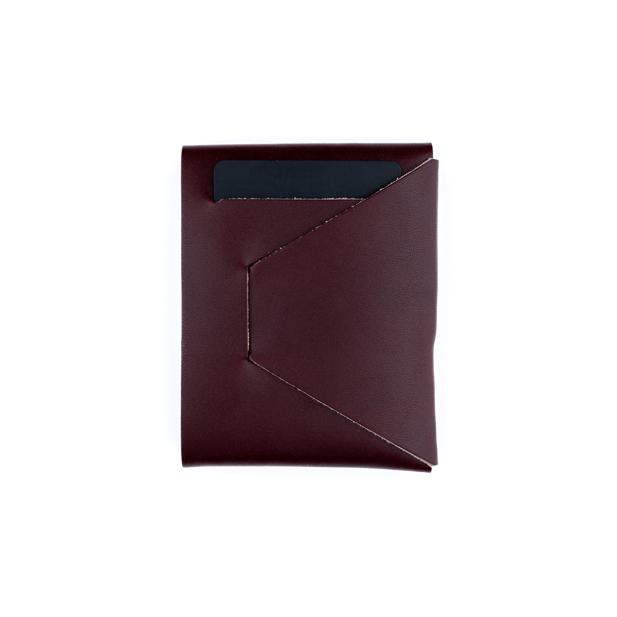 Franklin 2 Burgundy Leather Scarf - Premium Handcrafted Style