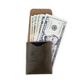 Franklin 2 scarf in solid olive green, featuring high-quality construction and a versatile drape.
