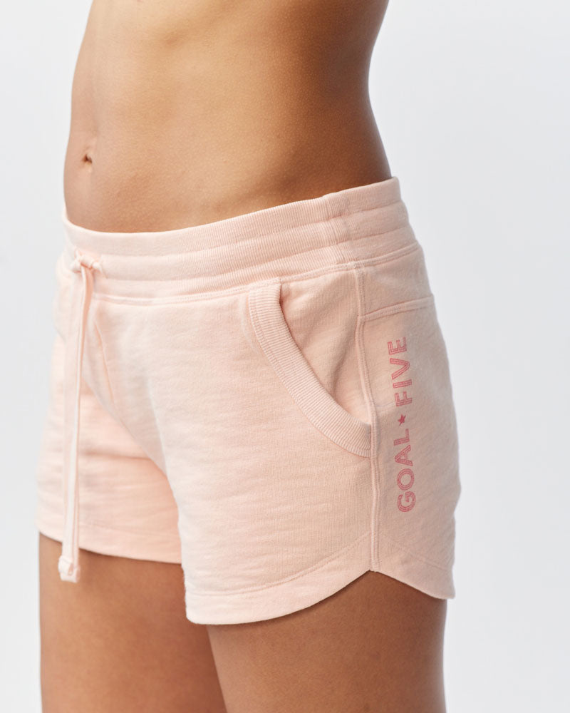 Freasy Cotton Rib-Waist Shorts with Pockets in Olive Green - Image 8