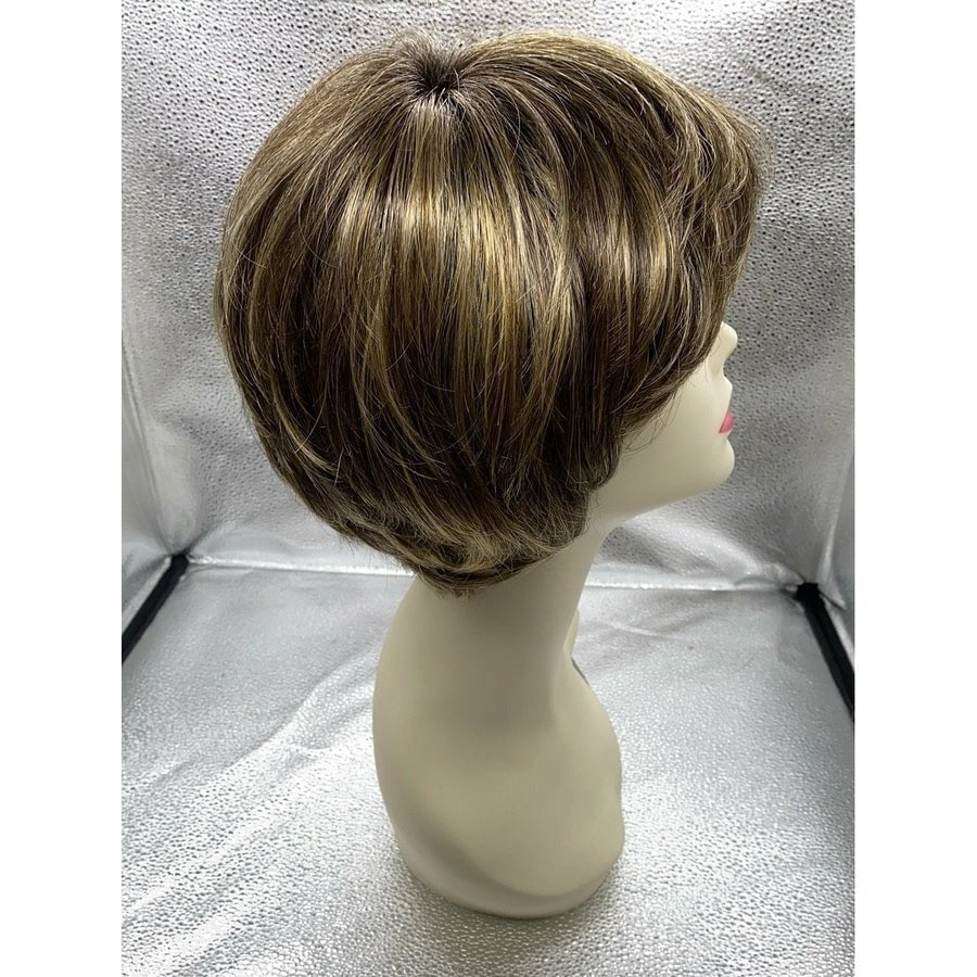 Free Spirit Synthetic Wig with Monofilament Top in Brown & Blonde