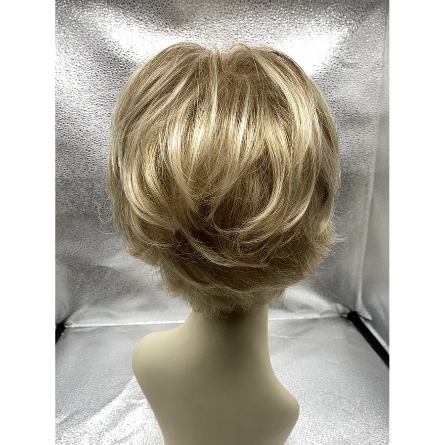 Free Spirit Synthetic Wig with Monofilament Top in Brown & Blonde