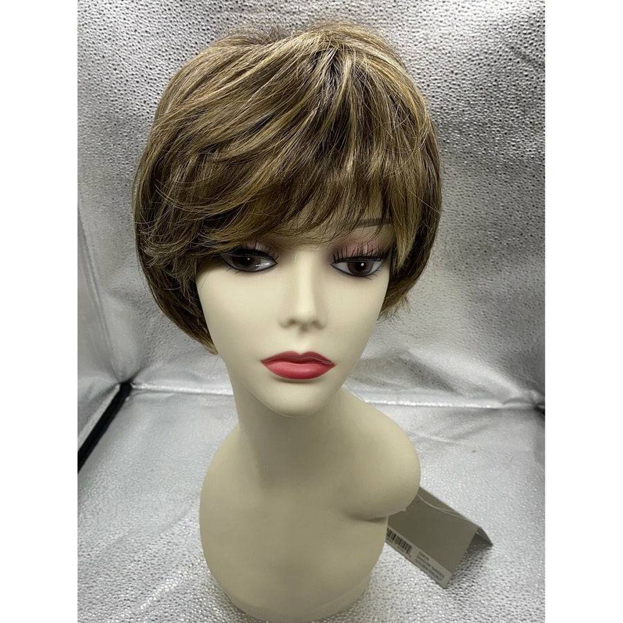 Free Spirit Synthetic Wig with Monofilament Top in Brown & Blonde