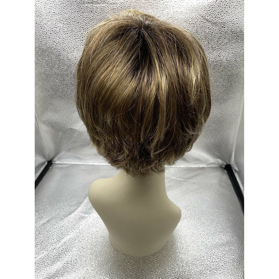 Free Spirit Synthetic Wig with Monofilament Top in Brown & Blonde