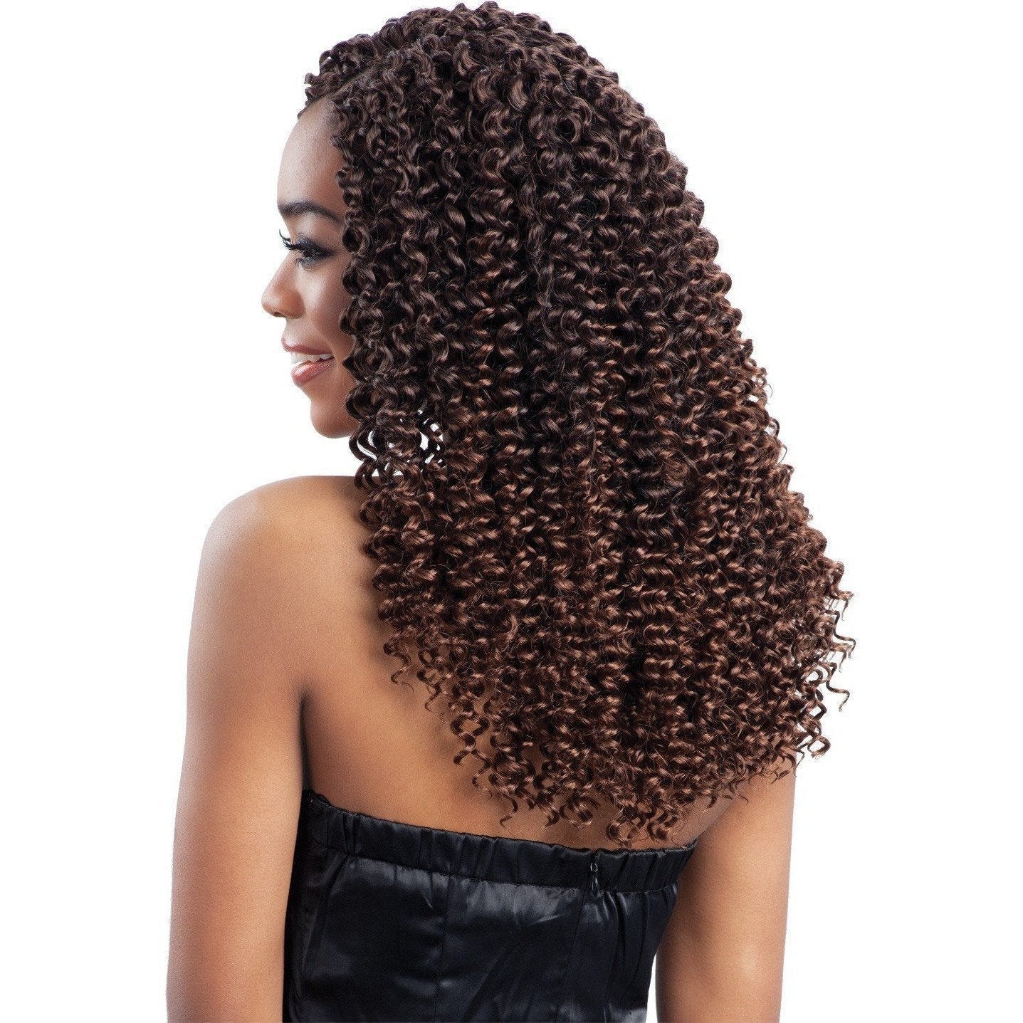 Water Wave Crochet Braiding Hair 12 Inch Synthetic Bulk Extensions