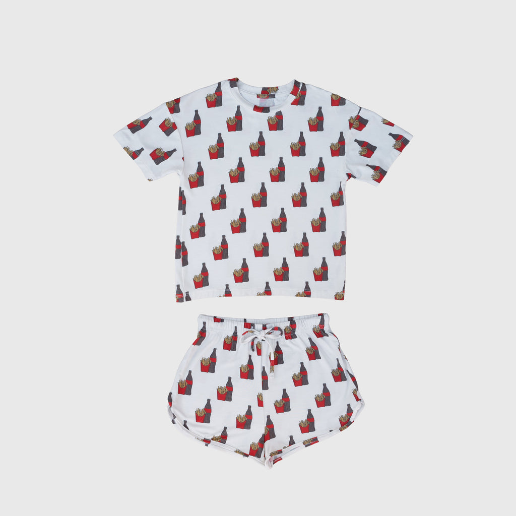 Girl's Bamboo Short Set | Fries & Cola