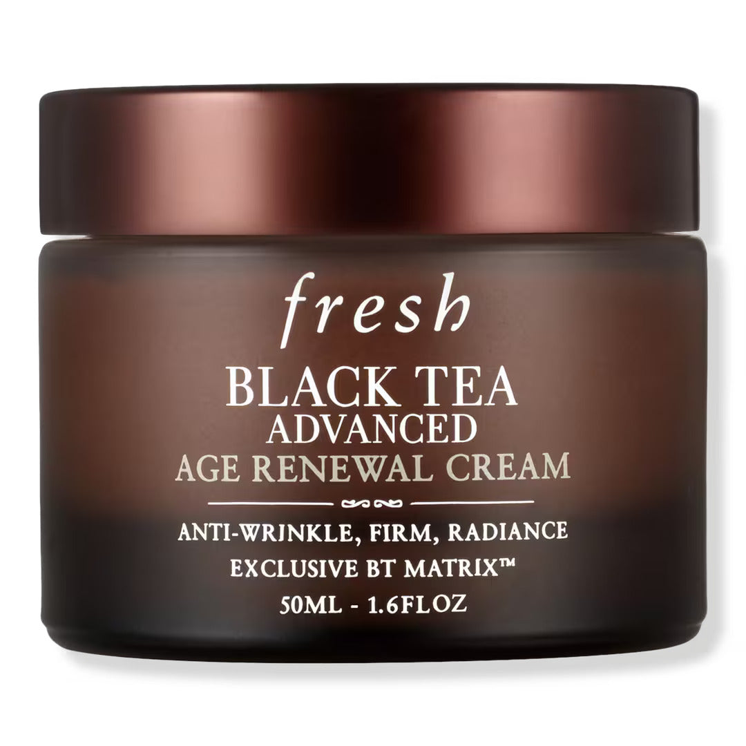 Black Tea Anti-Aging Ceramide Moisturizer in a 50ml glass jar