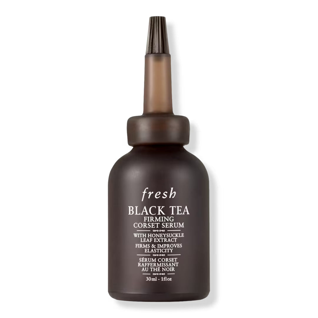 Fresh Black Tea Firming Peptides Serum 30ml glass bottle