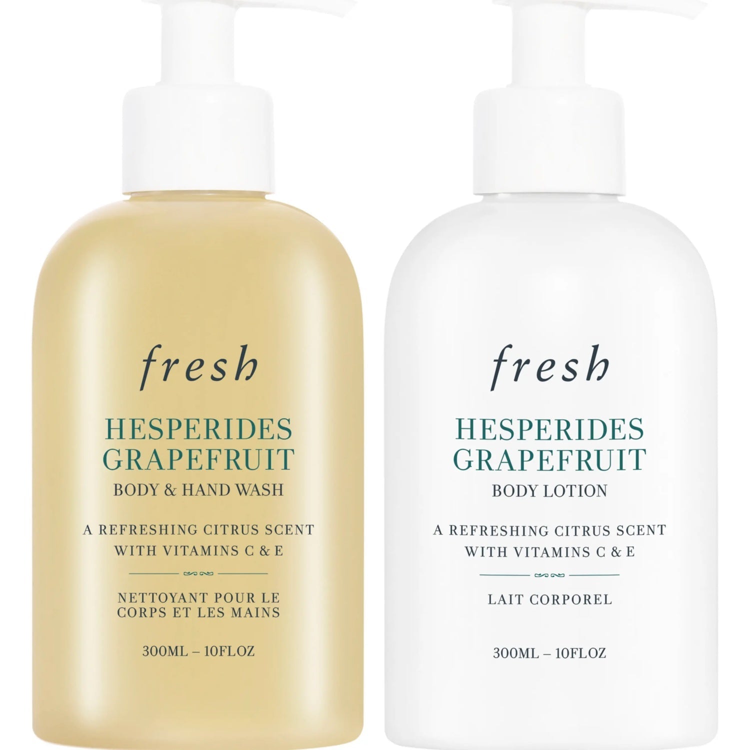 Hesperides Grapefruit Shower Gel & Lotion Set – Citrus Body Care
