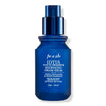 A 30ml bottle of Fresh Lotus AHA Gentle Resurfacing Serum in deep cobalt blue packaging.