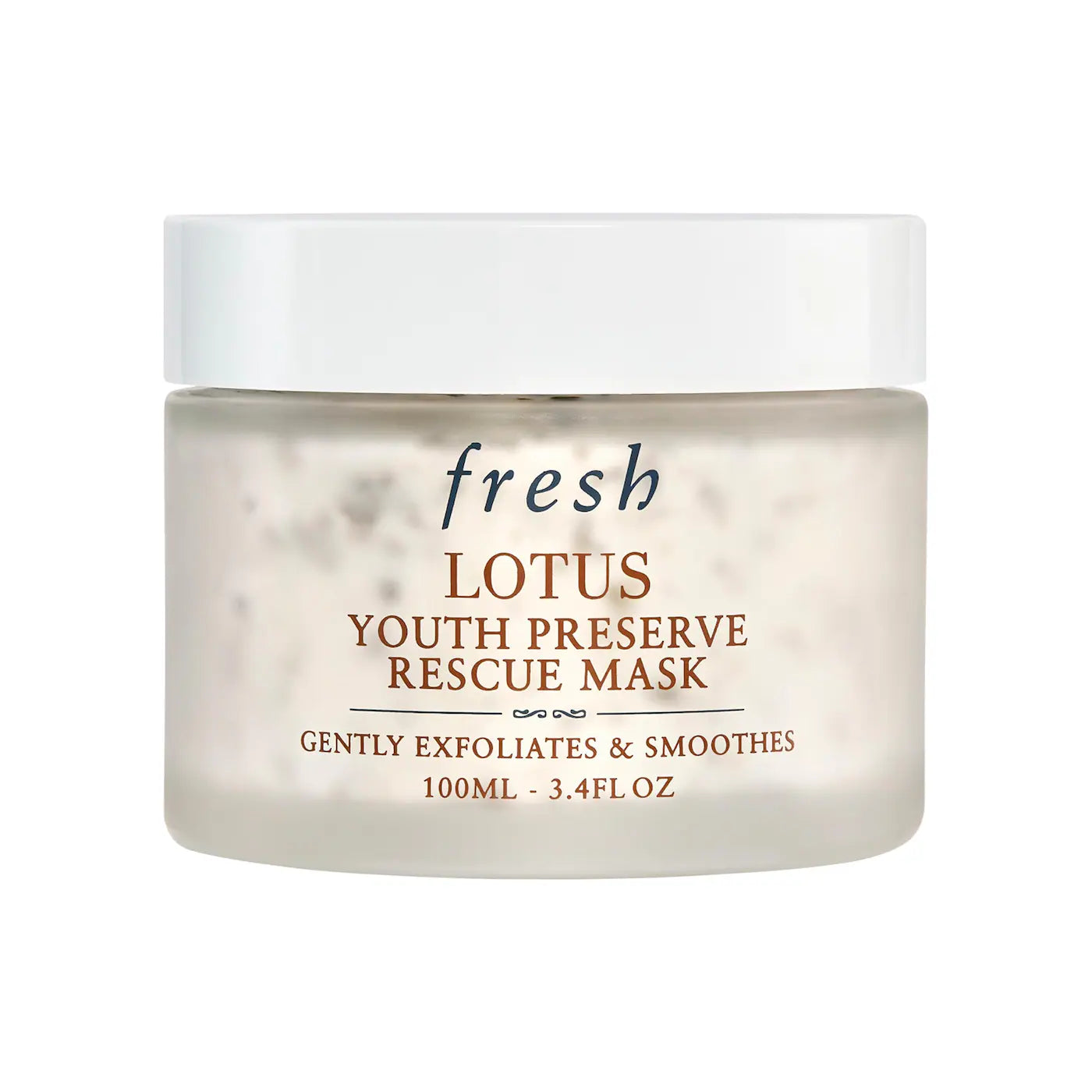 Lotus Youth Preserve Exfoliating Rescue Mask container for smooth and radiant skin