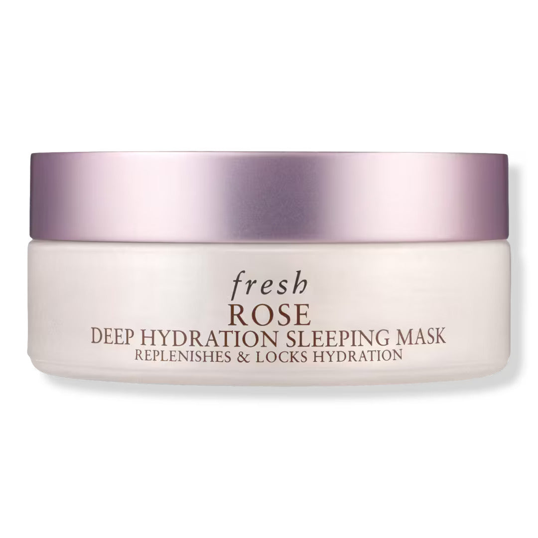 Fresh Rose Deep Hydration Sleeping Mask 70ml jar for overnight skin moisture replenishment